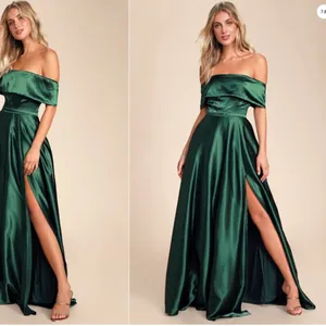 LULUS Sexy Prom Wedding Special Event Emerald Elegant Classy Holidays Gown thumbnail 5