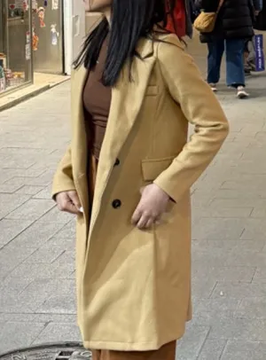Stylish Tan Trench Coat Size XS thumbnail 1