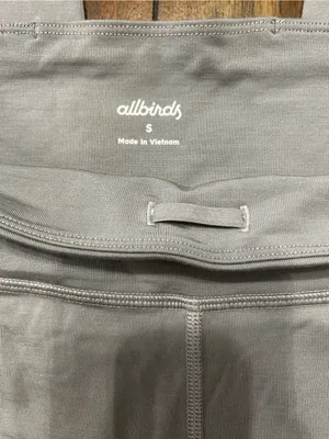 allbirds Light Gray High-Waist Leggings size small thumbnail 2