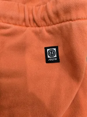 Jolyn Cotton Blend Romper M Orange Size M thumbnail 4