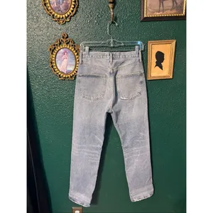AGOLDE Distressed Straight Leg Jeans Size 25 thumbnail 2