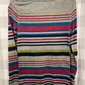 American Eagle Outfitters Multicolor Striped Long Sleeve Tee thumbnail 5