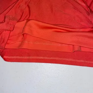 Forever 21 Coral Ruched Mini Dress Deep V Neck Sleeveless Cocktail Party thumbnail 9