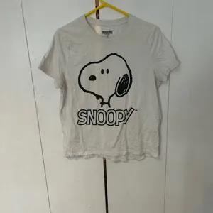 Peanuts Snoopy Short Sleeve Tee White Black Size M thumbnail 4
