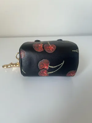 Coach Mini Rowan Bag Charm With Cherry Print thumbnail 4
