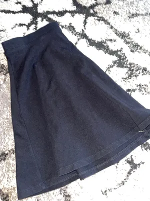 Black High Waisted Flare Mini Skirt thumbnail 3