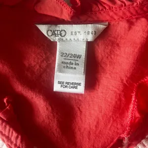 Women's‎ Cato Red Embroidered Blouse 22/24W thumbnail 4