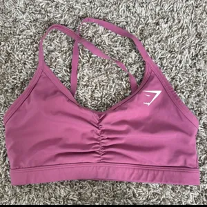 Gymshark ruched pink sports bra small thumbnail 3
