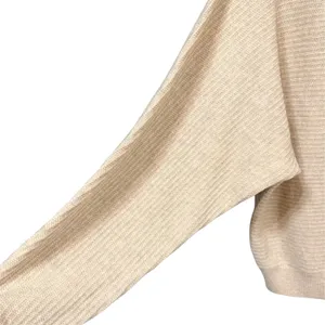 41 Hawthorn Womens Tan Cowl Neck Dolman Sleeve Textured Knit Sweater Large thumbnail 4
