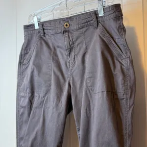 KUHL Women Trekr 14 Gray Hiking Utility Cargo Pants Tapered Leg Outdoor Trousers thumbnail 6