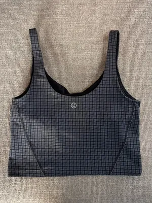 Hollister Gilly Hicks Houndstooth Crop Tank Top thumbnail 2
