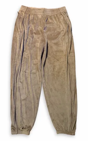 Skims Tan Velour Track Pants Joggers Sweatpants thumbnail 1
