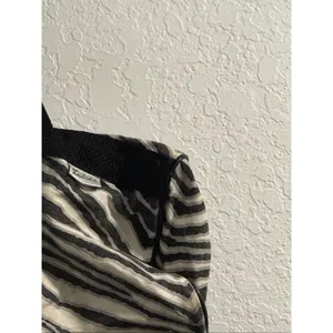 VTG Zubaz Zebra print Raiders Shoulder Strap, duffle bag NFL football thumbnail 3