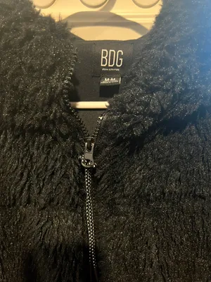 Urban Outfitters Cropped Furry Zip Up thumbnail 3