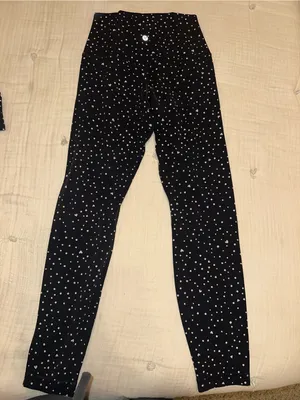 Lululemon Black & White Scattered Align Leggings Shorts & Define Jacket set 6 thumbnail 5