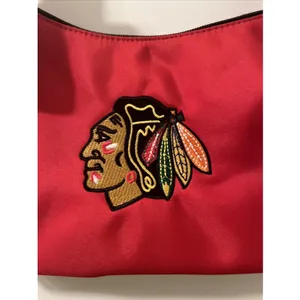 MVF Most Valuable Fan By Littlearth NHL Chicago Blackhawks Purse Handbag Red thumbnail 7