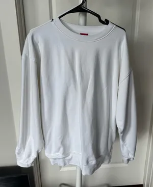 TNA White Crewneck Sweatshirt Size M thumbnail 1