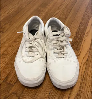 White Vans Women’s Shoes thumbnail 1