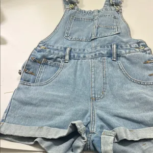 Light Blue Denim Overalls Size XS thumbnail 6