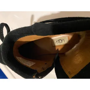 UGG Australia Women Black Suede Moccasin‎ Ankle Boots Side Zip 1019179 Size 8 thumbnail 4