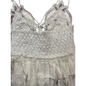 NWT Free‎ People Adella Lace Cami women's sz S white thumbnail 10