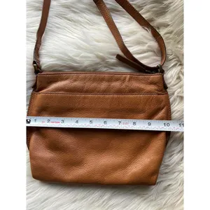 Fossil Brown Leather Crossbody Bag thumbnail 3