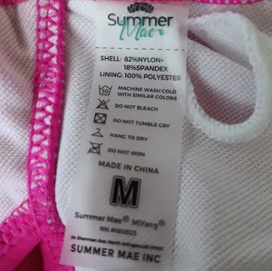 Barbie Pink Women's Swimsuit One Piece Size Medium thumbnail 4