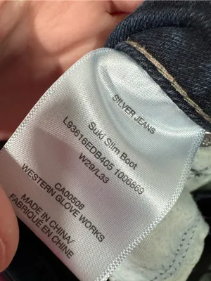 Silver Suki Slim Boot Jeans 29x33 thumbnail 5