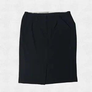 Vintage 90s Charter Club Black Pencil Skirt Plus Size 16 W Knee Length Office thumbnail 2