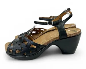 Dansko Coquette Laser Cut Floral Leather Sandals thumbnail 1