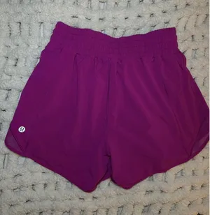 Lululemon Women's Purple and Pink Shorts thumbnail 1