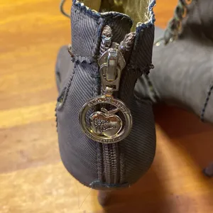 Apple Bottoms Camo Green Ankle Boots thumbnail 3