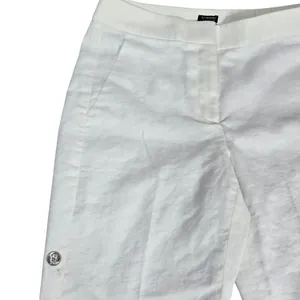 J. Crew Kate straight-leg pant in stretch linen blend White 2 BF407‎ thumbnail 8
