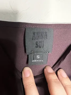 Anna Sui Vintage Chocolate Brown Sheer Spaghetti Strap Slip Mini Dress Y2K 90s thumbnail 5
