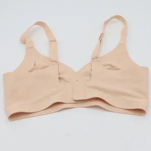 Unbranded Bra Womens M Seamless Wireless Beige Keyhole V-Neck Excellent thumbnail 3