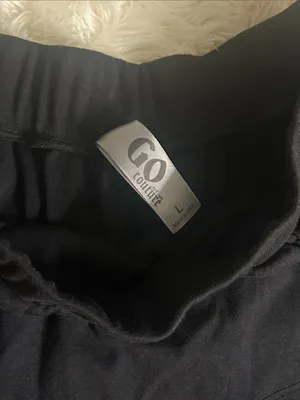 Go Couture Black Off-Shoulder Ruffle Crop Top NWOT. thumbnail 2