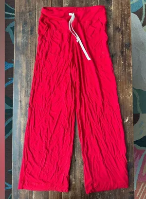 ALBION FIT Merry🎄Loungers and Go long crew in Cranberry thumbnail 3