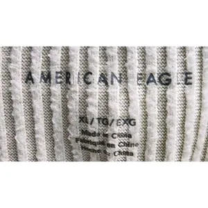 American Eagle Women's Ribbed Knit Long Sleeve Crop Top Size‎ XL Stretchy Comfy thumbnail 3