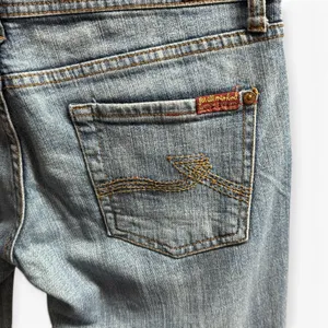 7 for all Mankind Rocker Silhouette Low Rise Medium Wash Jeans Flare Bootcut 28 thumbnail 5