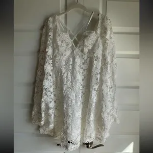 ASOS DESIGN Crochet Lace detail mini‎ dress thumbnail 2