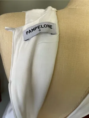 Pampelone• NWOT• Brown & White Linen Dresses Bundle• Sz S thumbnail 4