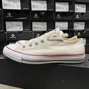 Converse Women's Cream and White Trainers thumbnail 5