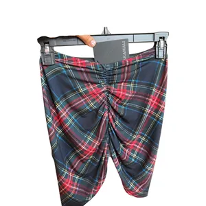 Normal Kamali‎ Tartan Side Drape Cover Up Skirt Size XS KK422XPL030606 Plaid thumbnail 4