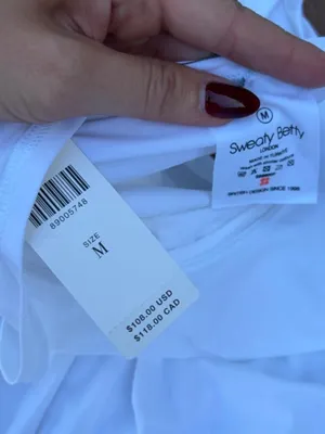 NWT Sweaty Betty white tennis dress size M #tennis #activewear thumbnail 8