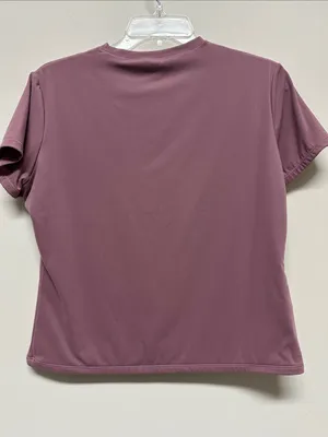 NWOT PUMIEY Crop Short-Sleeve Performance Top in Ormosia Size 2XL thumbnail 5