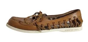 Sperry Brown Leather Top-Sider Slip-On Shoes Size 9.5 thumbnail 1
