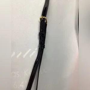 Cross body purse Black and white pattern with Gold Plated Hardware thumbnail 9