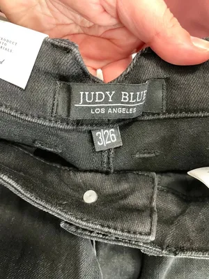 NWT Judy Blue Rigid Magic High Waist Marlow Black Size 3/26 Jean Trouser thumbnail 6