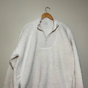 Aerie Fleece Sherpa Pullover Sweatshirt thumbnail 2
