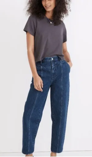 Madewell Ballon Jeans In Stanford Wash Size 30 thumbnail 1